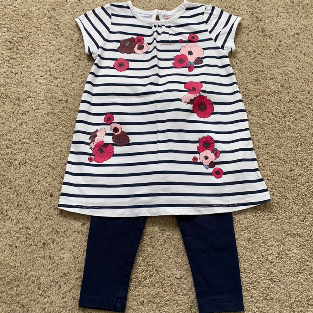 Joe Fresh Navy/Floral Outfit